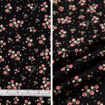 Little Pink Flowers – Black