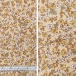 2023 Cotton Floral - Small Floral - Taupe