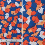 2023 Cotton Assorted – Abstract Flowers on Blue