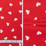 2023 Cotton Assorted - Red Hearts White
