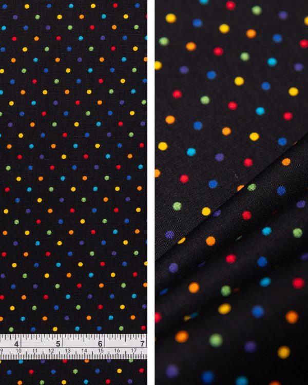 100% Cotton Mini Dots